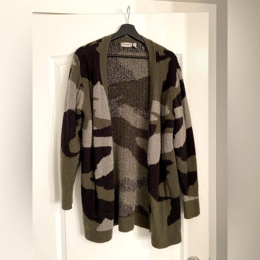 Rag & Supply Army Camo Sweater